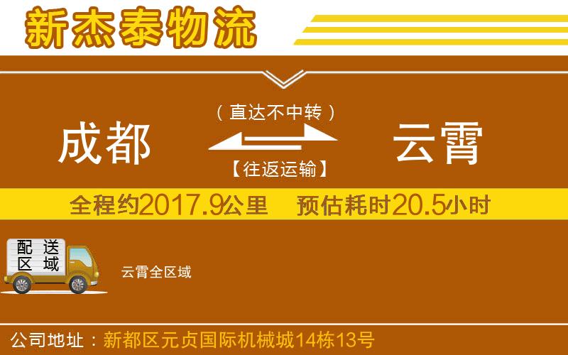 成都到云霄物流專(zhuān)線